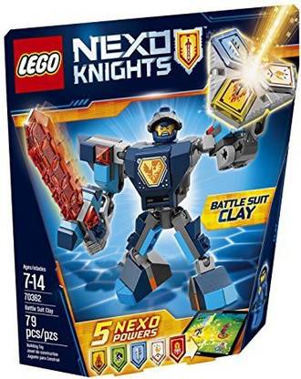 LEGO Nexo Knights Battle Suit Clay 70362 Building Kit (79 Piece)