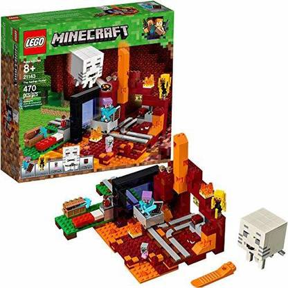 LEGO Minecraft The Nether Portal 21143 Building Kit (470 Piece)