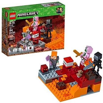 LEGO Minecraft The Nether Fight 21139 Building Kit (84 Piece)