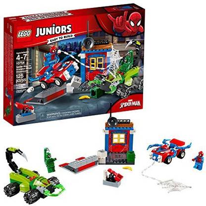 LEGO Juniors/4+ Marvel Super Heroes SpiderMan vs. Scorpion Street Showdown 10754