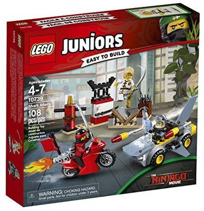 LEGO Juniors Shark Attack 10739 Building Kit (108 Piece)