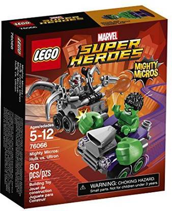 LEGO Super Heroes Mighty Micros: Hulk Vs. Ultron 76066
