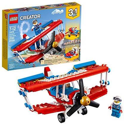 LEGO Creator 3In1 Daredevil Stunt Plane 31076 Building Kit (200 Piece)