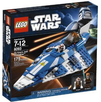 LEGO Star Wars Plo Koons Jedi Starfighter (8093)