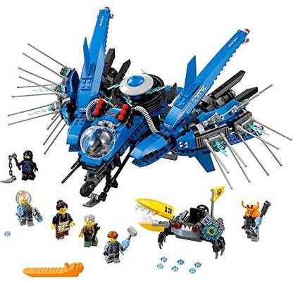Generic Lego Ninjago Movie Lightning Jet 70614 Building Kit (876 Piece)