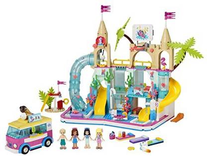 LEGO 41430 Friends Summer Fun Water Park Resort Play Set with Stephanie Emma & Olivia