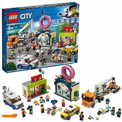 LEGO City Town Inauguración de la Tienda de Dónuts Set de construcción con Tiendas