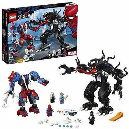LEGO 6251077 Marvel Spider Mech Vs. Venom 76115 Building Kit (604 Piece) Multicolor