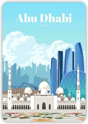 ROYALARTS Abu Dhabi Fridge Magnet / ROYAL HERITAGE ARTS Fridge Magnet Pack of 1