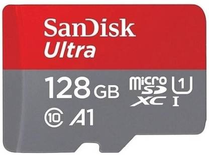 SanDisk SDXC ULTRA 128 GB SDHC UHS-I Card Class 10 98 MB/s  Memory Card Compatible with Mobile, Computer, Camera, Gaming Console, Tablet