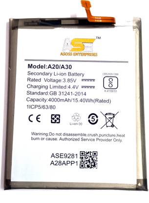 ASOSS ENTERPRISES Mobile Battery For  SAMSUNG A20/A30/A50 100% ORIGINAL