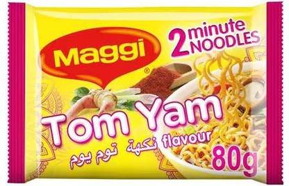 Maggi Noodles Tom Yam Flavour ( HALAL ) Imported 80gms Instant Noodles Non-vegetarian