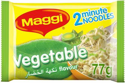 Maggi Noodles Vegetable Flavour ( HALAL ) Imported 77gms Instant Noodles Non-vegetarian
