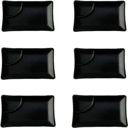 Melacor 100% MELAMINE 6 SMALL SERVING Chip & Dip Tray