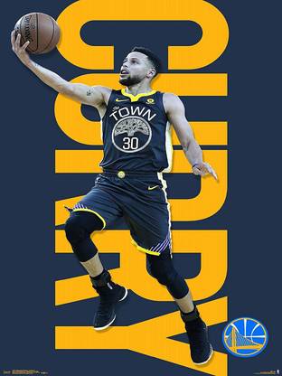 NBA Golden State Warriors - Stephen Curry Wall Poster, 12"x18" Inch Rolled Poster 3D Poster
