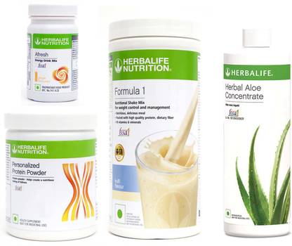 Herbalife Nutrition Formula 1Kulfi Flavor+ Protein + Aloe concentrate + Afresh Ginger Protein Shake
