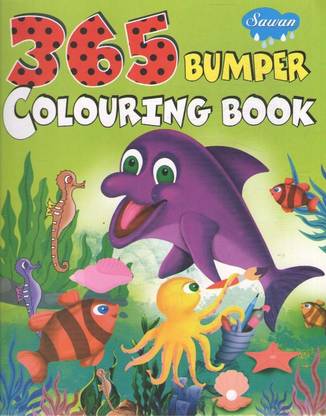 Sawan 365 Bumper Colouring Book Keep Children Busy Throughout The Year