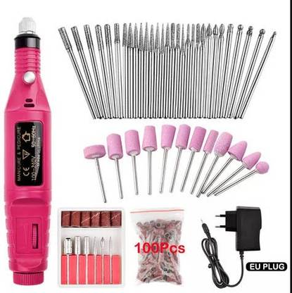 kts12 Gel Polish Remover Nail Tools (THREE TOOL) Machine Electric Nail Drill Bits Set Mill Cutter Nail Art Sanding File Rotary Tool