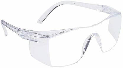 Quality Mart Eye Safety Goggles full Cover Plastic Goggles for Doctors, Bike Riding, Medical Labs Laboratory, Welding, Welding  Safety Goggle