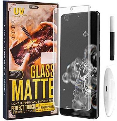 MARSHLAND Edge To Edge Tempered Glass for Samsung Galaxy S20 Ultra UV Matte Glass