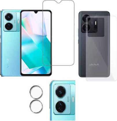 NEMIZI Front and Back Tempered Glass for iQoo Z6 Pro 5G