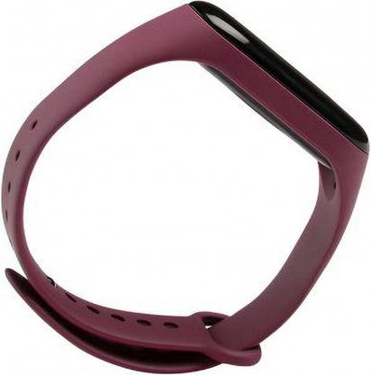 EDNITA Mi Smart Band 4 Strap ( Compatible with Mi Band 3) Wine Red Smart Band Strap