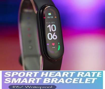 Bymaya AW508/ M6 PLUS MULTI FACES Activity Tracker SMART BAND BLACK(PACK OF 1)