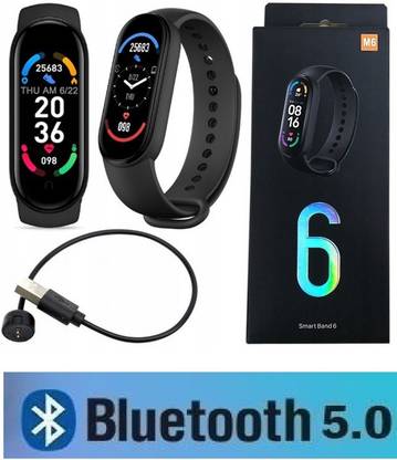 Bymaya AW33/ M6 MAX FITNESS TRACKER SLEEP TRACKER SMART BAND BLACK(PACK OF 1)