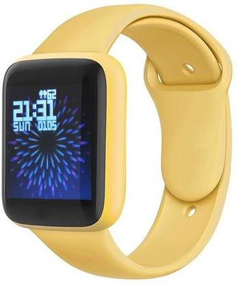 IMMUTABLE D20 SMART WATCH YELLOW Z76 Smartwatch