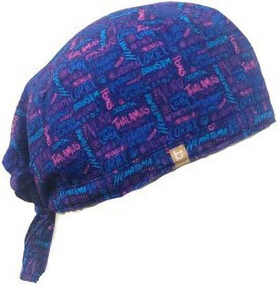 febris Blue Neuro Spark Scrub Cap Surgical Head Cap