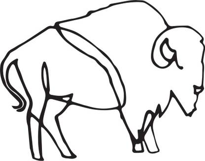 SIMPLY INKED Minimal Buffalo Temporary Tattoo, Designer Tattoo for all