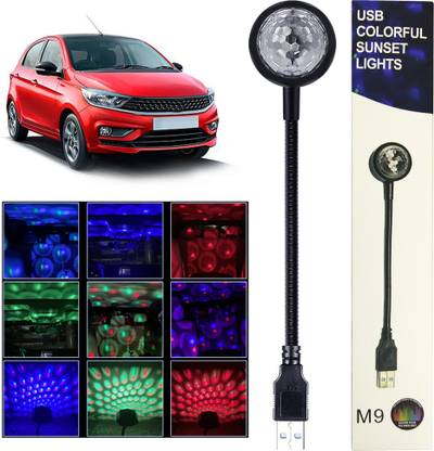 WRADER USB Operated Car Atmosphere Disco Light 7 Colors with 9 Functional Modes Light forTi-ago and Other Cars SUVs Home Decor Parties Bedroom Multicolor Light Led Light