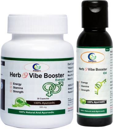 Sheopals Herb 69 Vibe Booster shilajeet capsule + Gel For Men - pack of 1