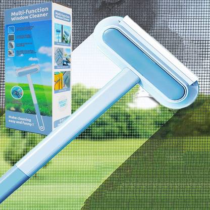 Epsilon Window Mesh Screen Cleaning Brush with Wiper 4 in 1 Cleaner for Household Bottled Water Dispenser