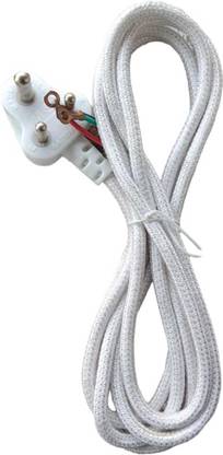 Simtim 3 Pin Plug with wire for iron ,cooler etc 3 PIN PLUG Wire Connector