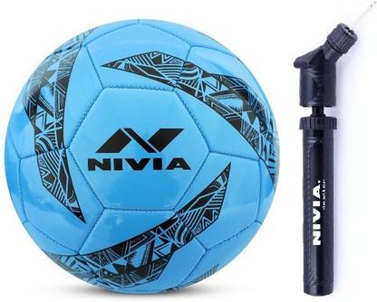 NIVIA COMBO FB-2230AR World Fest FOOTBALL + BP-213 AIR PUMP.. Football - Size: 5