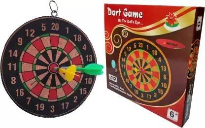 Kamigos Dart Games - Hit the Bulls Eye (Age 6+) Dart Board Game
