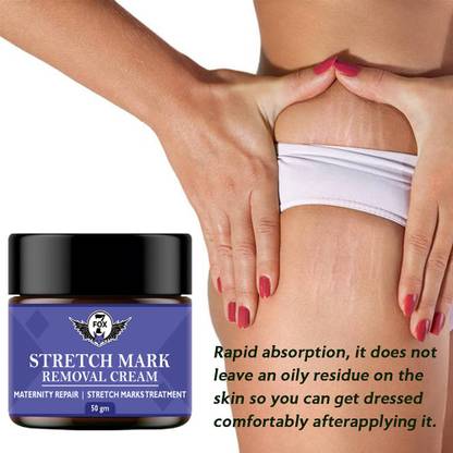 7 FOX Stretch Mark Cream for Stretch Marks Removal Post Pregnancy Fast Work Result -