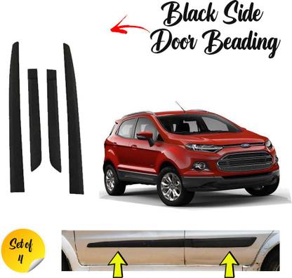 KRISHNA AUTO PREMIUM QUALITY Black Side Car BEEDING Compatible FOR Ford Ecosport Car Beading Roll For Door