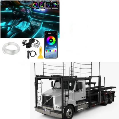 AUTOGARH LED Interior Strip Multicolor Lighting Kit With Bluetooth App For Opel astra Car Fancy Lights