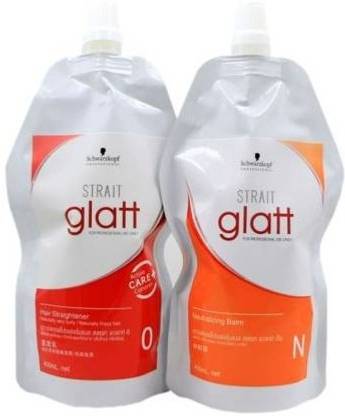 Schwarzkopf STRAIT GLATT NO. N NEUTRALIZING BALM & NO. O HAIR STRAIGHTENER CREAM Hair Cream Hair Cream