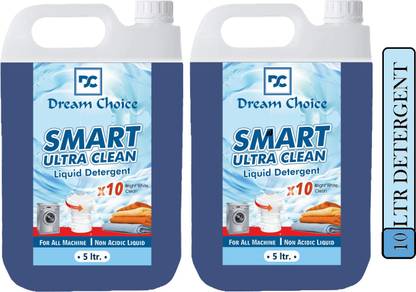 DREAMCHOICEST Liquid Detergent 5 Liter | Laundry Liquid For Fabric Care 10 L Multi-Fragrance Liquid Detergent