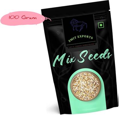 SMIT EXPORTS MIX SEEDS(PUMKIN,SIA,SUNFLOWER,FLEX SEEDS) 100 GRAM NEW Assorted Seeds & Nuts