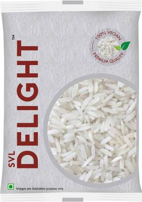 svl delight SVL Brand - Delight Farm Direct Arizona Rice 5 Kg, 100% Vegan| Eco Packed Aizon Rice (Medium Grain, Raw)