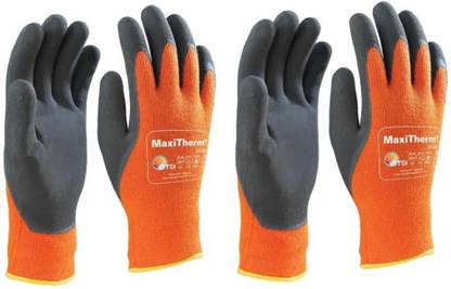 Safetify ATG 3020109B Large Maxitherm Gloves Pack Of 2 Pairs Nitrile  Safety Gloves