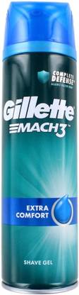 गिलेट Mach3 Complete Defense Against Razor Burn Extra Comfort Shave Gel (Made In U.K)