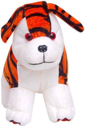 Styler Dog Soft Toys 30cm White With Red Colour - 24 cm (Red, White)