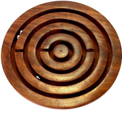 ANK & DINK Wooden Board Game Ball in a Maze Puzzle Maze Game Puzzle game Educational Board Games