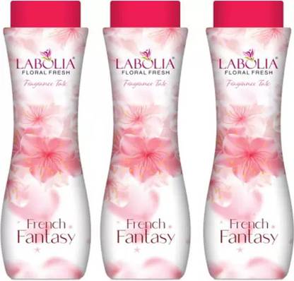 LABOLIA Floral Fresh French Fantasy Fragrance Talc 100g [Pack Of 3 ] 300g