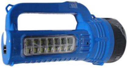 FIRSTLIKE High Power 10W Laser Long Range Torch with 14 SMD Led Side Emergency Light Torch